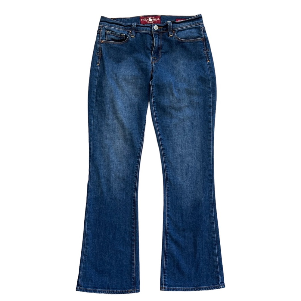 LUCKY BRAND Sofia Boot Woman’s Mid Rise Denim Jeans Size 6/28 Reg - Picture 2 of 10